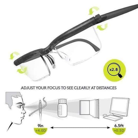 Image of PERFECT VISION ADJUSTABLE FOCUS GLASSES